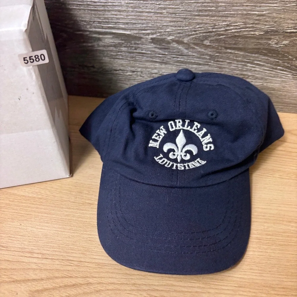 New Orleans Hat Cap Kids‎ Blue Navy Adjustable